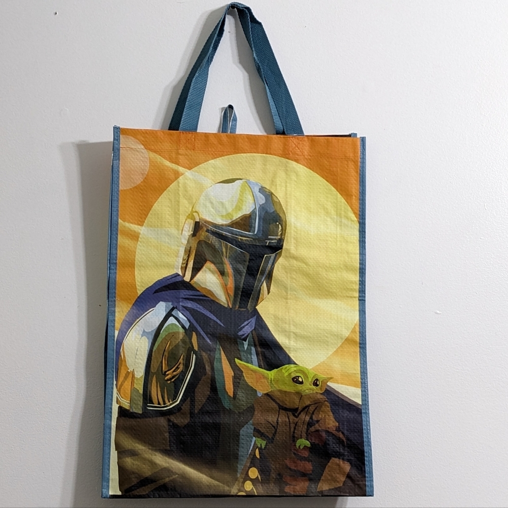 Disney Star Wars The Mandalorian Reusable Tote Bag, New With Tag - Picture 2 of 6